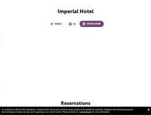 Tablet Screenshot of hotelimperialkos.com